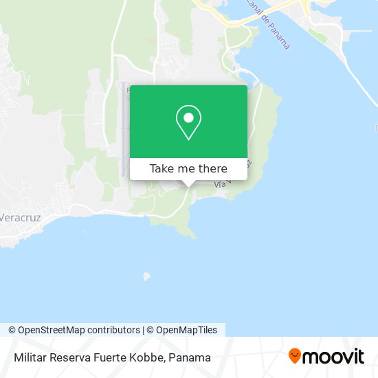 Militar Reserva Fuerte Kobbe map