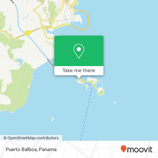 Puerto Balboa map