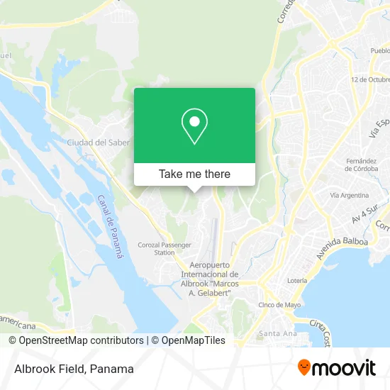 Albrook Field map