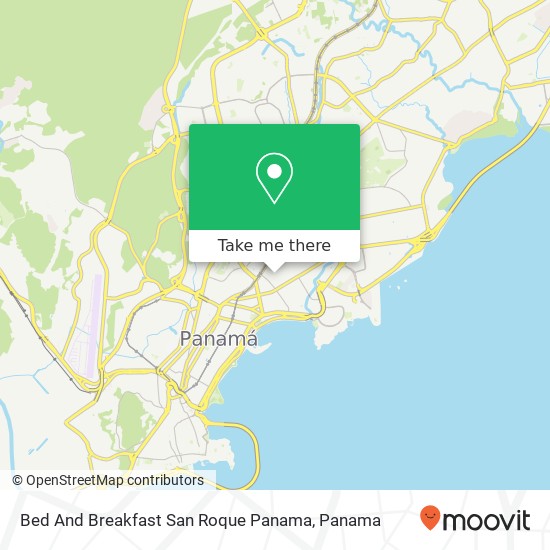 Bed And Breakfast San Roque Panama map