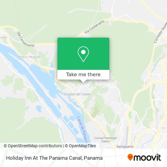 Holiday Inn At The Panama Canal map