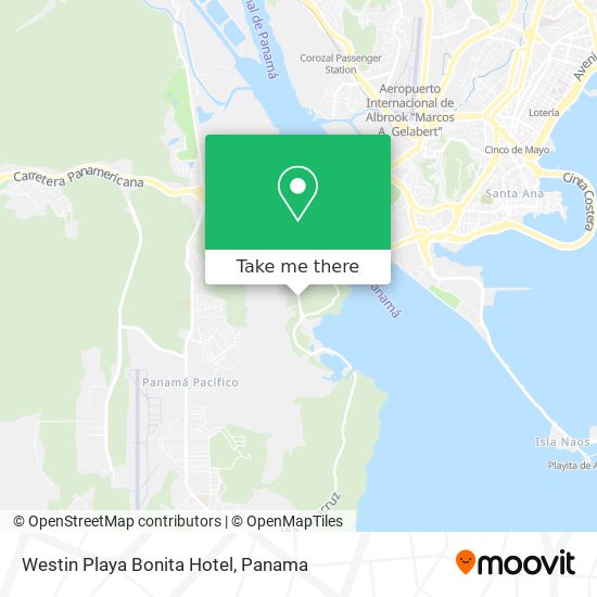 Westin Playa Bonita Hotel map