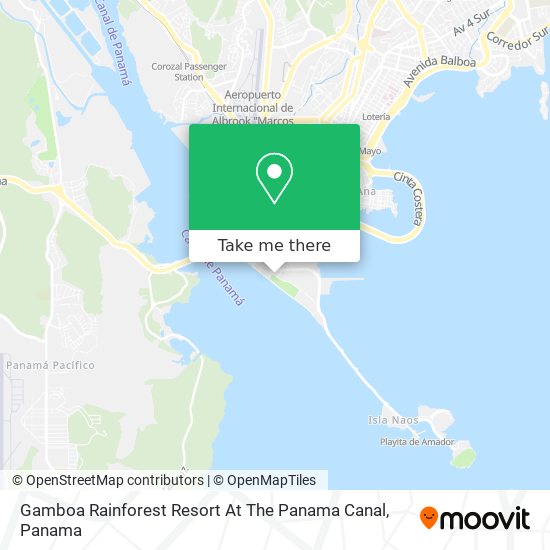 Gamboa Rainforest Resort At The Panama Canal map