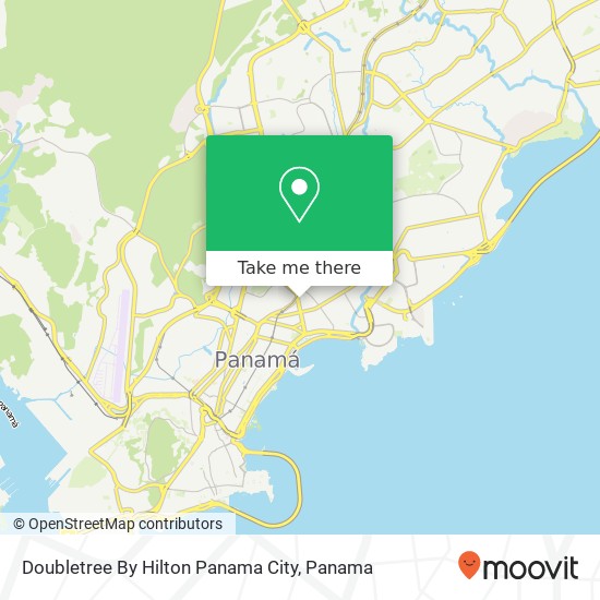 Doubletree By Hilton Panama City map
