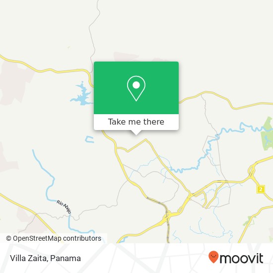 Mapa de Villa Zaita