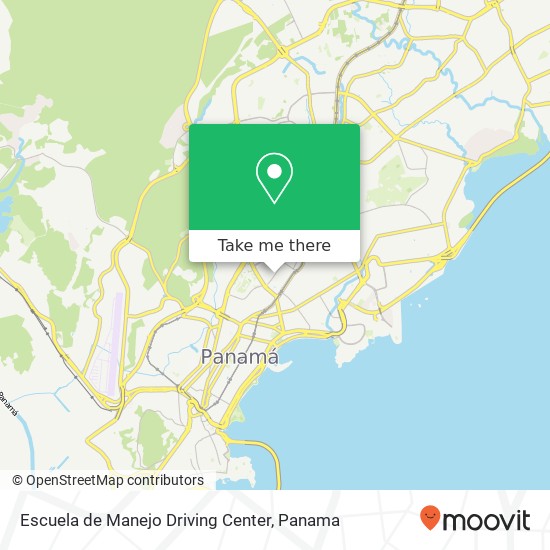 Escuela de Manejo Driving Center map