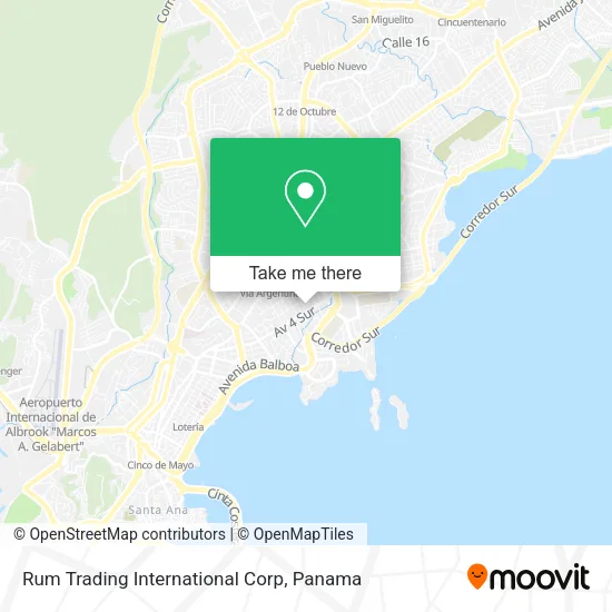 Mapa de Rum Trading International Corp