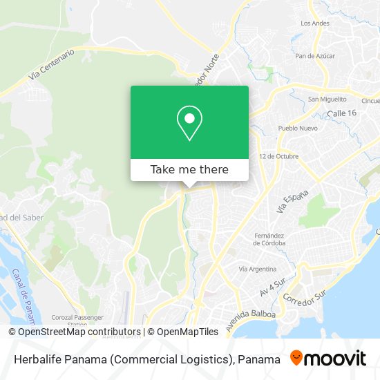Herbalife Panama (Commercial Logistics) map