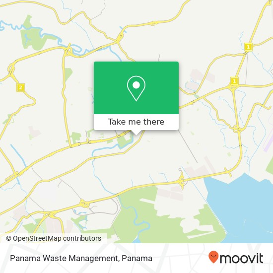 Panama Waste Management map