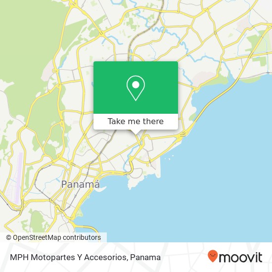 Mapa de MPH Motopartes Y Accesorios