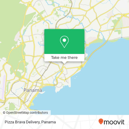 Mapa de Pizza Brava Delivery