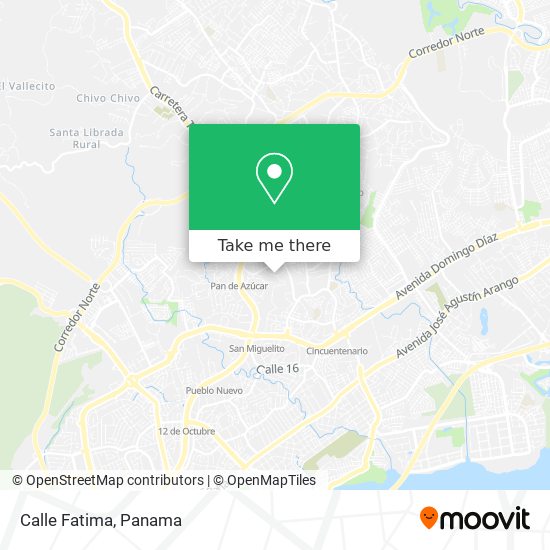 Calle Fatima map