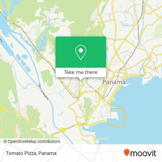 Mapa de Tomato Pizza, Ancón, Ancón