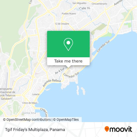 Tgif Friday's Multiplaza map