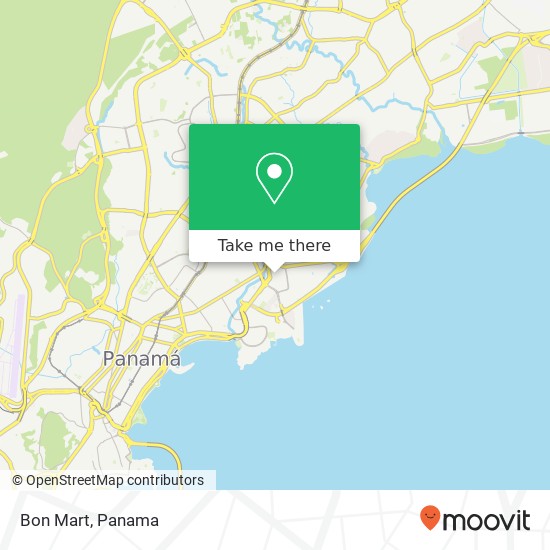 Bon Mart, San Francisco, Ciudad de Panamá map