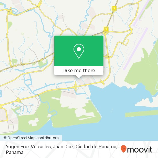 Yogen Fruz Versalles, Juan Díaz, Ciudad de Panamá map