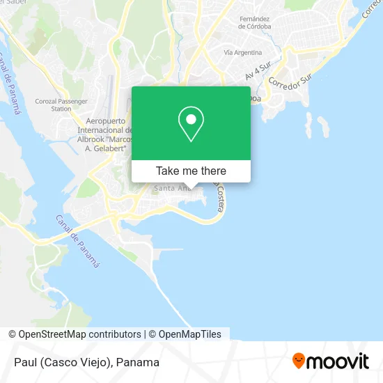 Paul (Casco Viejo) map