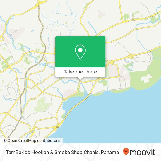 TamBaKoo Hookah &  Smoke Shop Chanis map