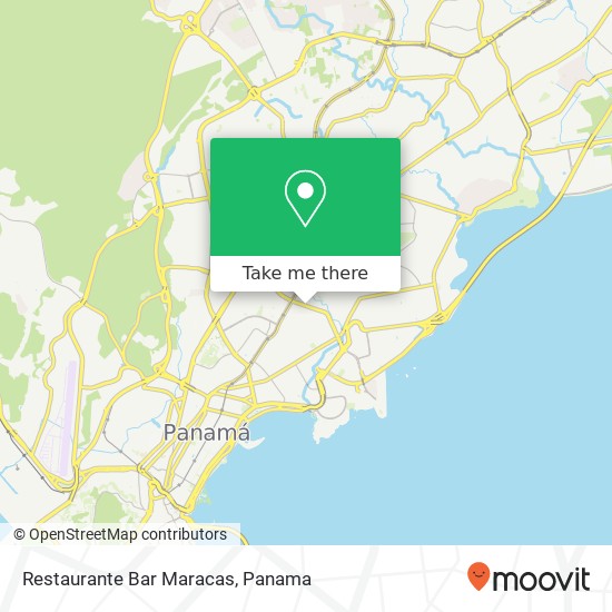 Mapa de Restaurante Bar Maracas