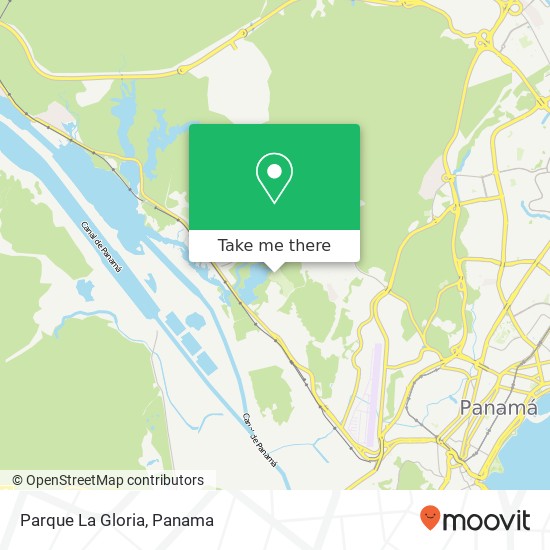 Parque La Gloria map
