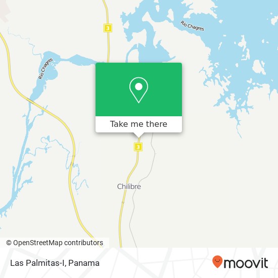 Las Palmitas-I map