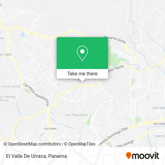 Mapa de El Valle De Urraca
