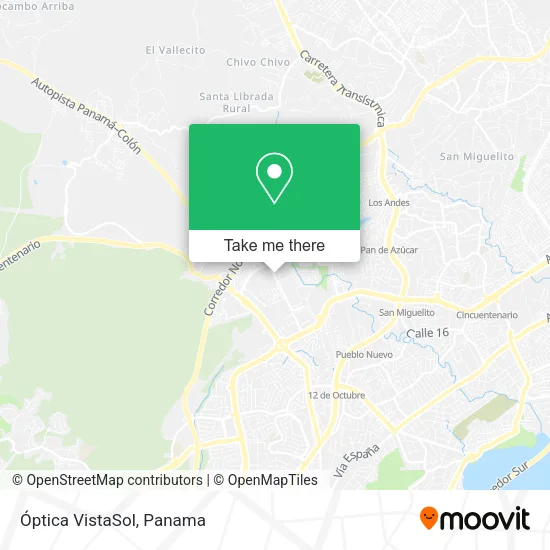 Óptica VistaSol map