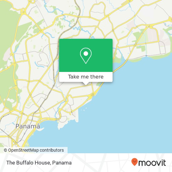 The Buffalo House map