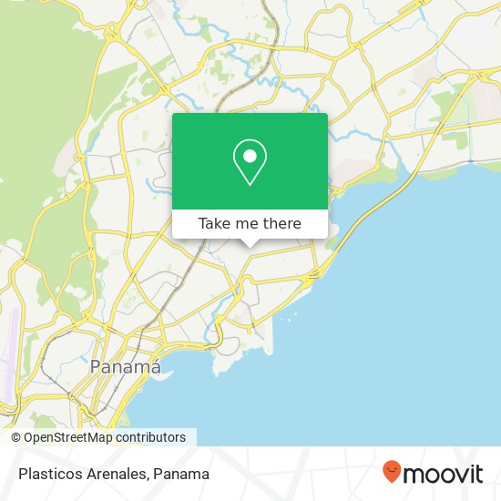 Plasticos Arenales map