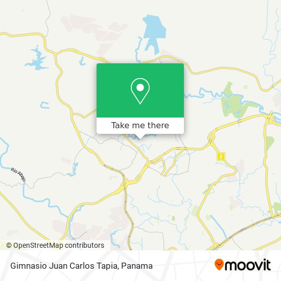 Gimnasio Juan Carlos Tapia map