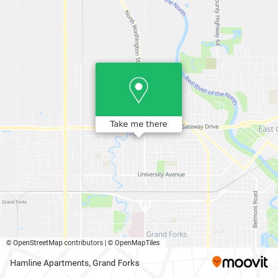 Mapa de Hamline Apartments