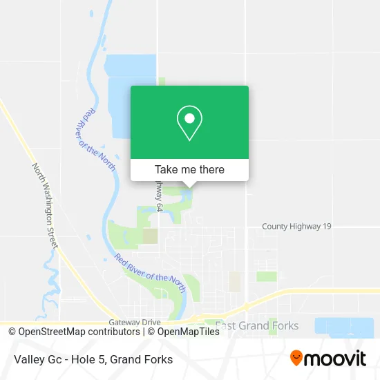 Valley Gc - Hole 5 map