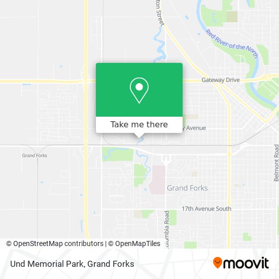 Und Memorial Park map