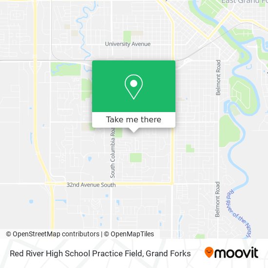 Red River High School Practice Field map