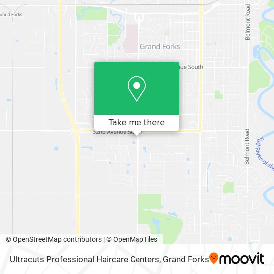 Ultracuts Professional Haircare Centers map