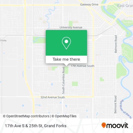 Mapa de 17th Ave S & 25th St