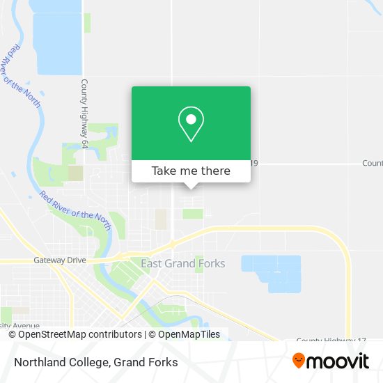 Mapa de Northland College
