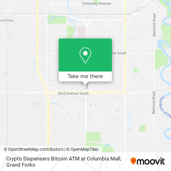 Crypto Dispensers Bitcoin ATM at Columbia Mall map