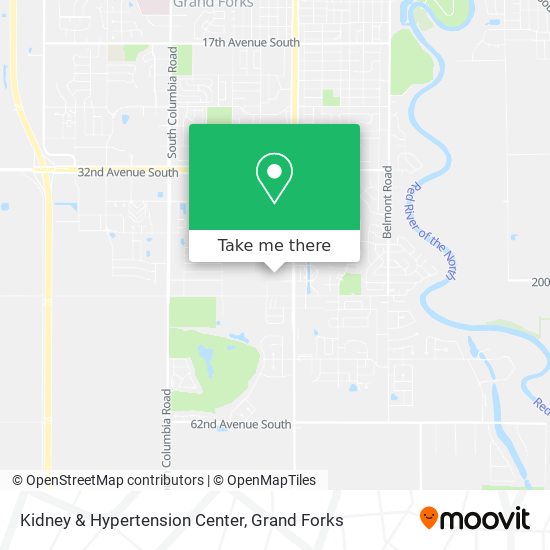 Kidney & Hypertension Center map