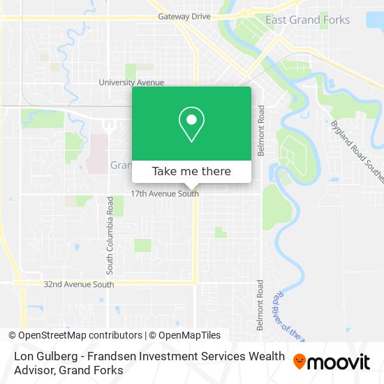 Lon Gulberg - Frandsen Investment Services Wealth Advisor map