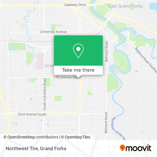 Northwest Tire map