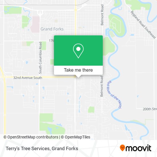 Terry's Tree Services map