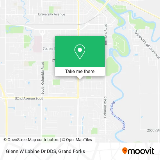 Glenn W Labine Dr DDS map