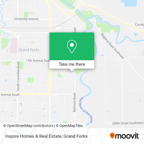 Inspire Homes & Real Estate map