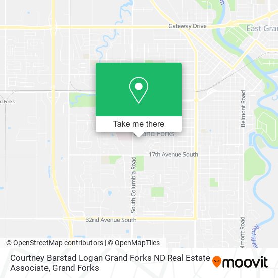 Courtney Barstad Logan Grand Forks ND Real Estate Associate map