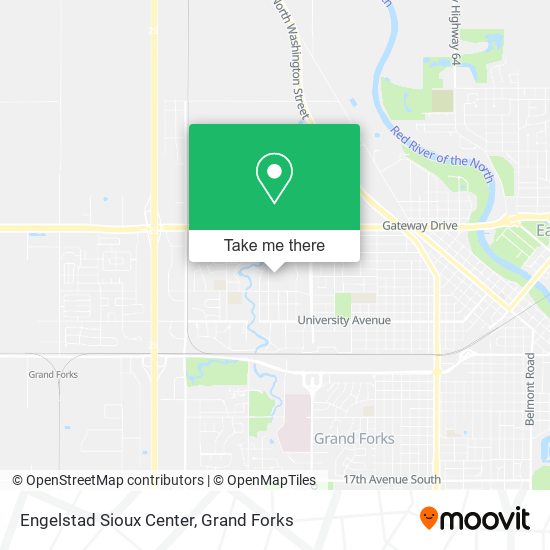 Engelstad Sioux Center map