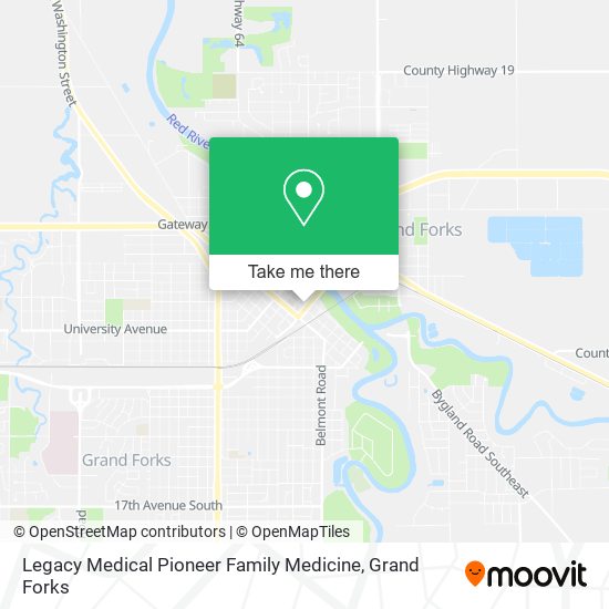 Mapa de Legacy Medical Pioneer Family Medicine