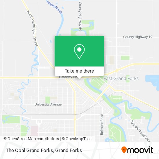 The Opal Grand Forks map