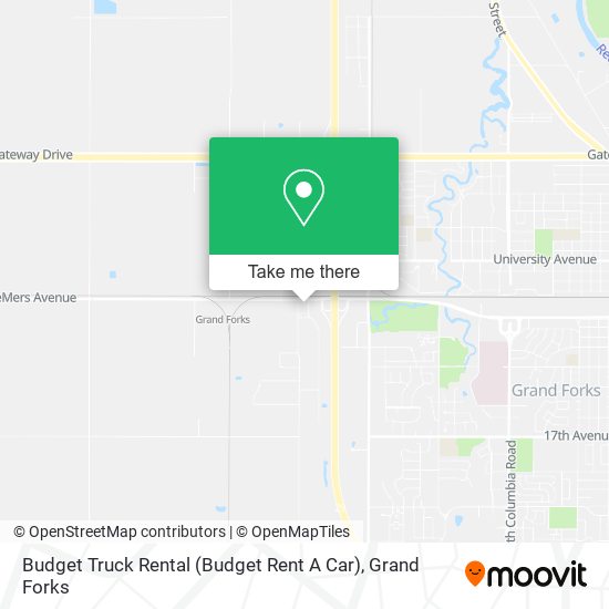 Budget Truck Rental (Budget Rent A Car) map