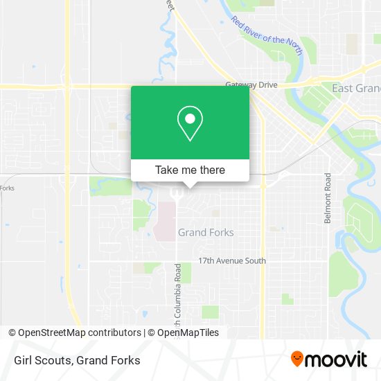 Girl Scouts map